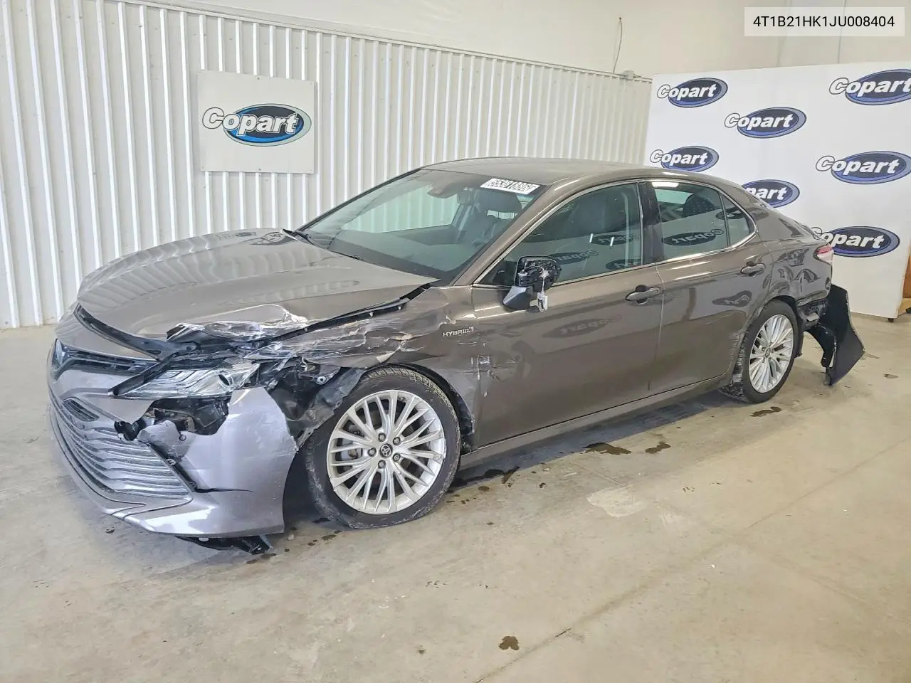 2018 Toyota Camry Hybrid Xle VIN: 4T1B21HK1JU008404 Lot: 55381886