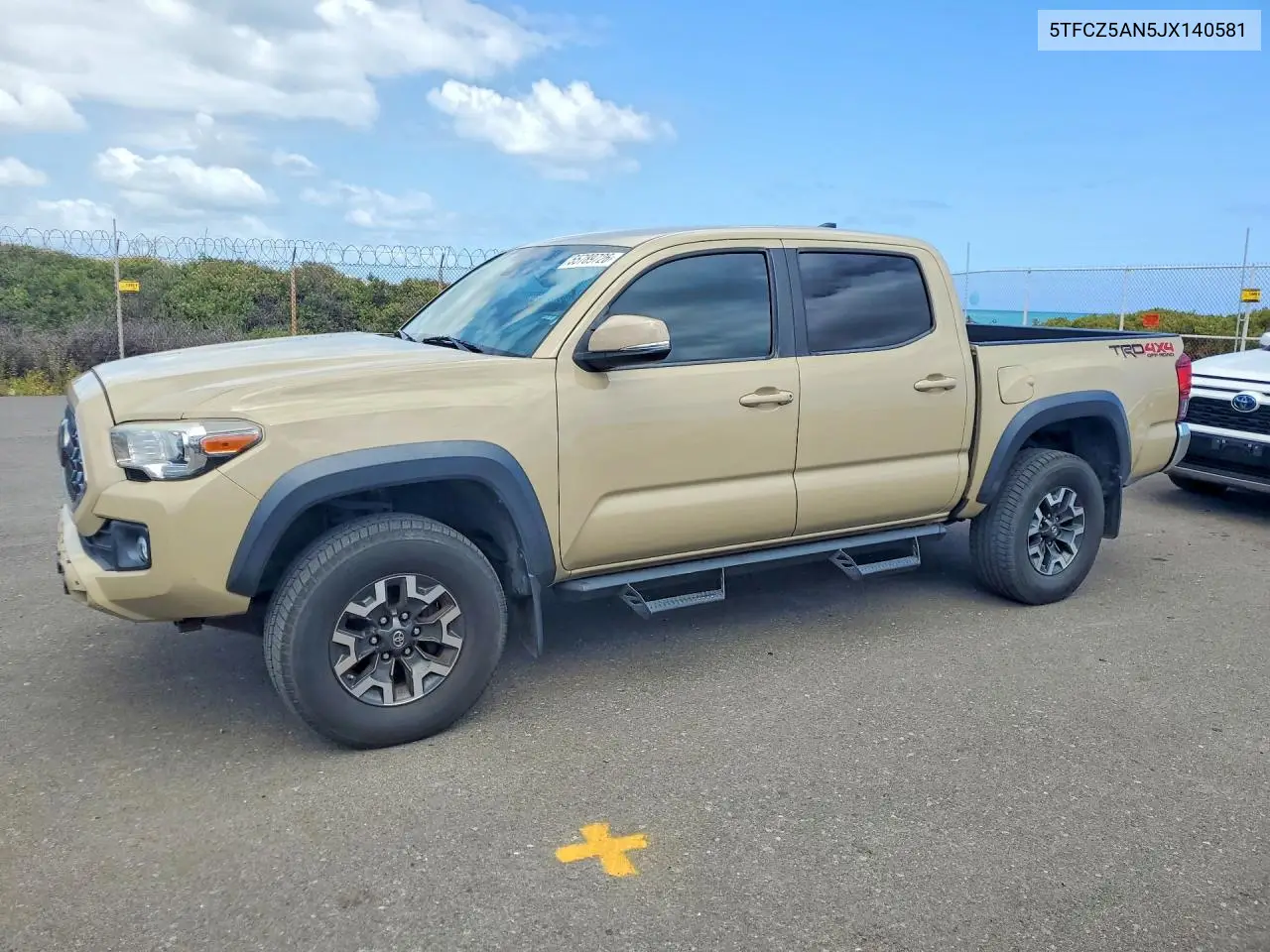 2018 Toyota Tacoma Trd Off-Road VIN: 5TFCZ5AN5JX140581 Lot: 55789726