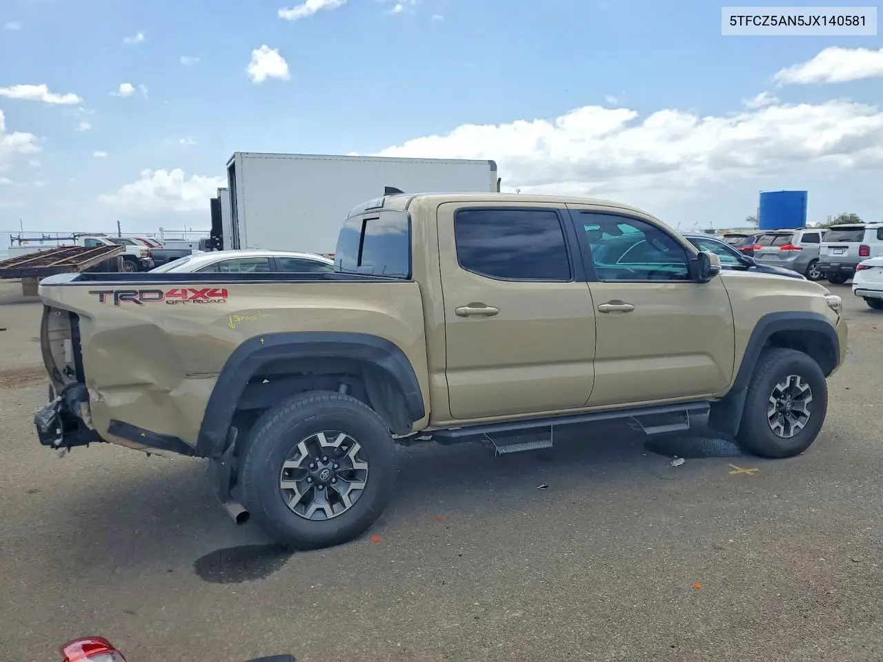 2018 Toyota Tacoma Trd Off-Road VIN: 5TFCZ5AN5JX140581 Lot: 55789726