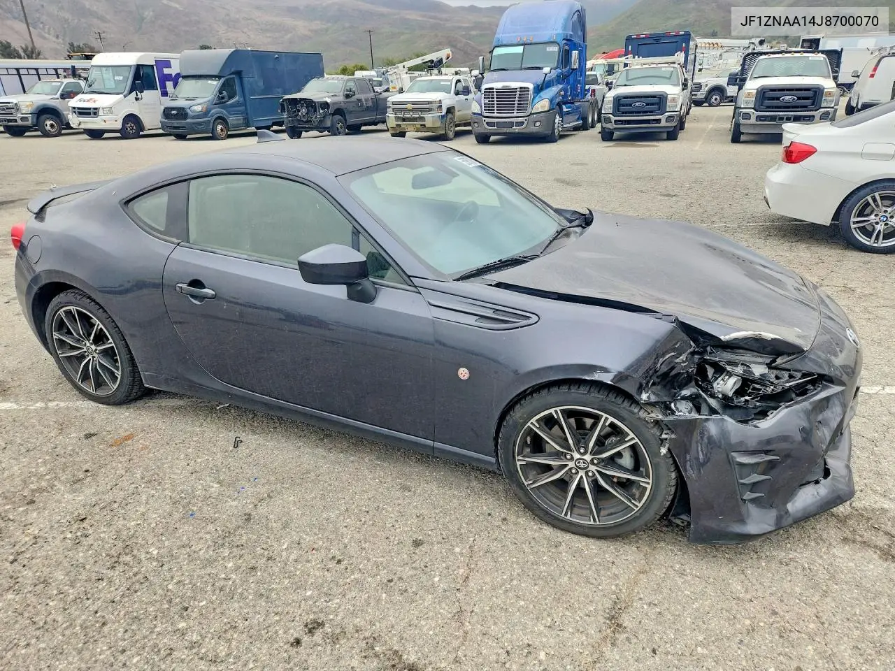 2018 Toyota 86 Base VIN: JF1ZNAA14J8700070 Lot: 55957006