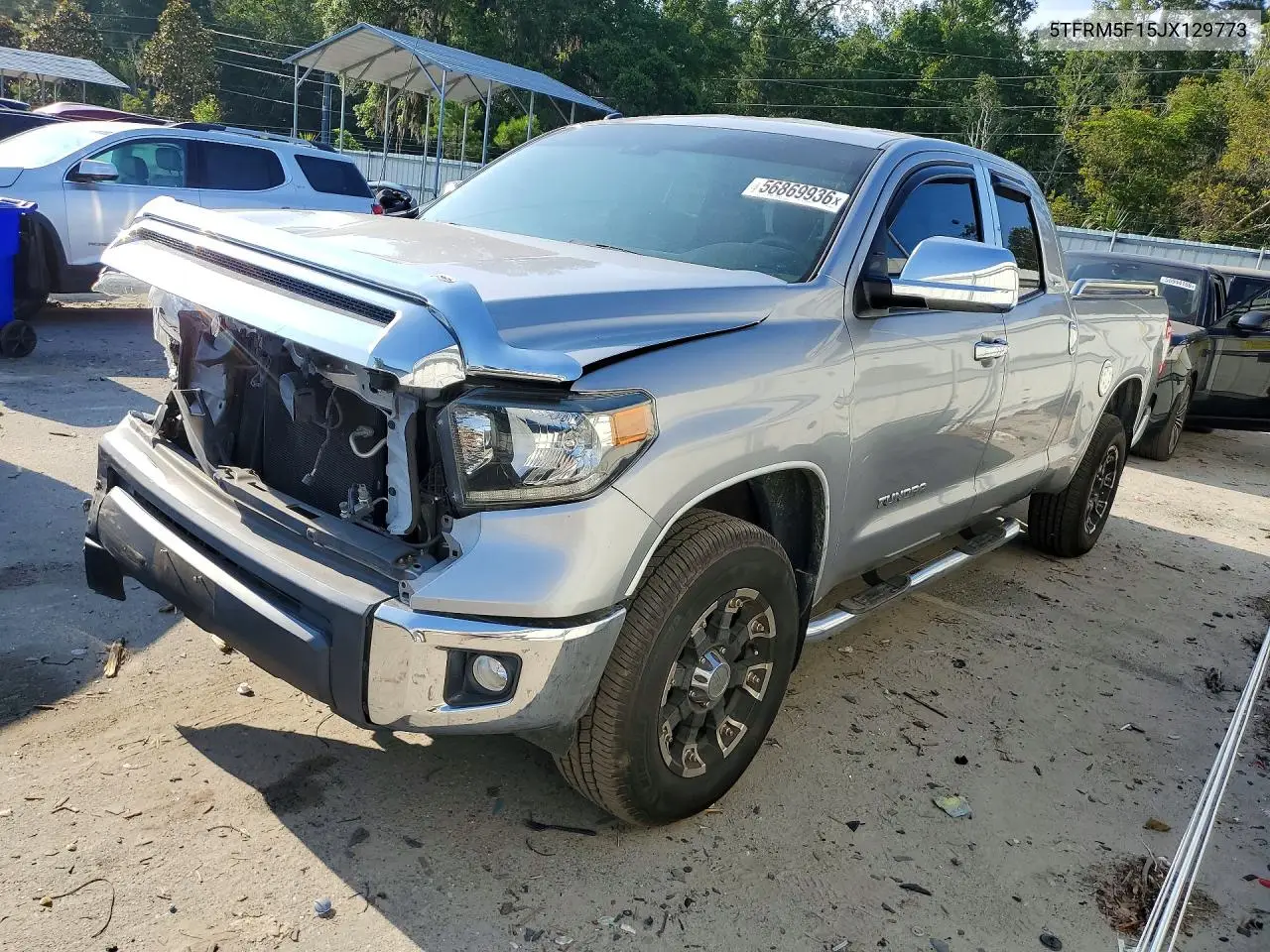 2018 Toyota Tundra Sr5 VIN: 5TFRM5F15JX129773 Lot: 56869936