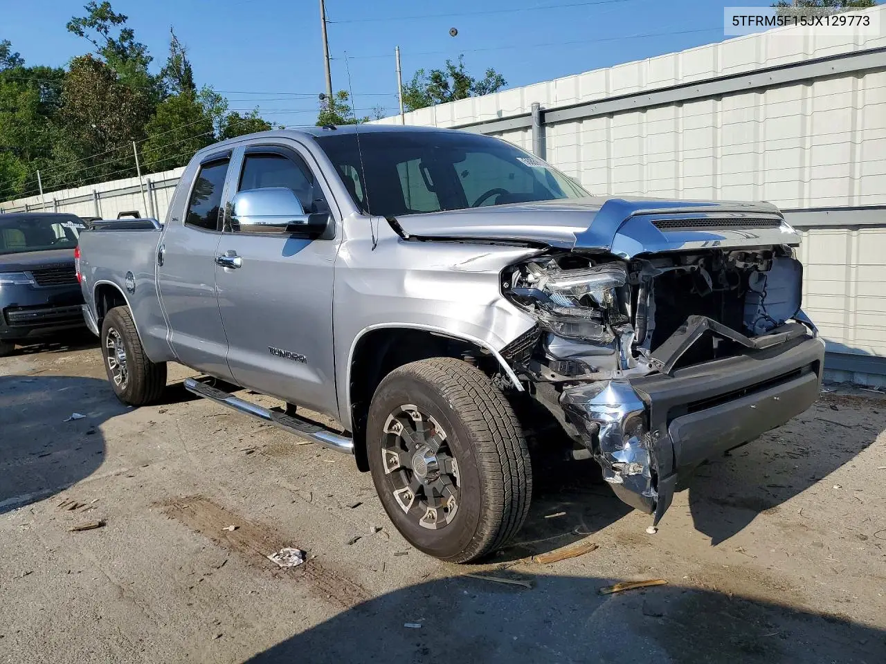 2018 Toyota Tundra Sr5 VIN: 5TFRM5F15JX129773 Lot: 56869936