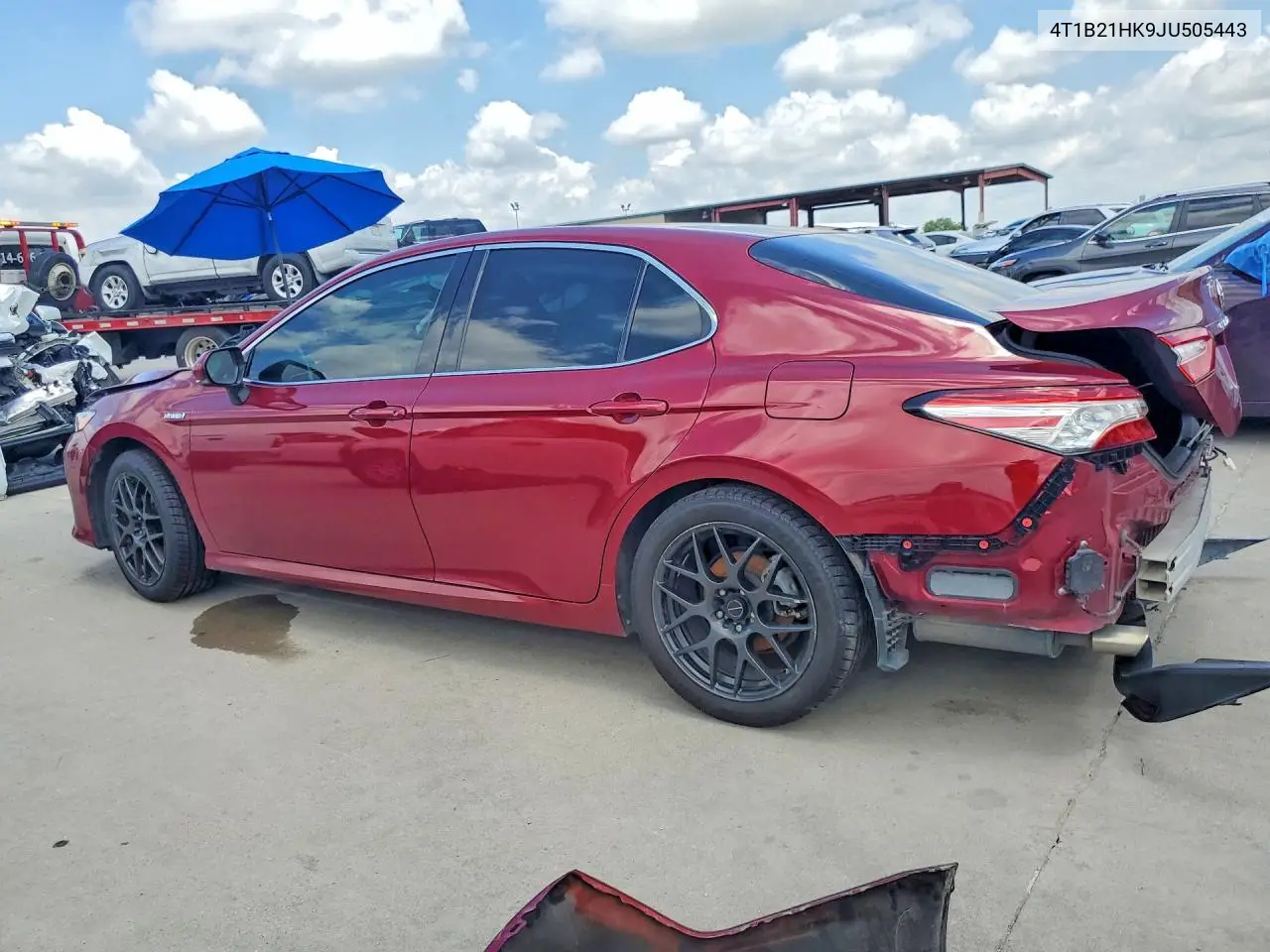 2018 Toyota Camry Hybrid Xle VIN: 4T1B21HK9JU505443 Lot: 57342796