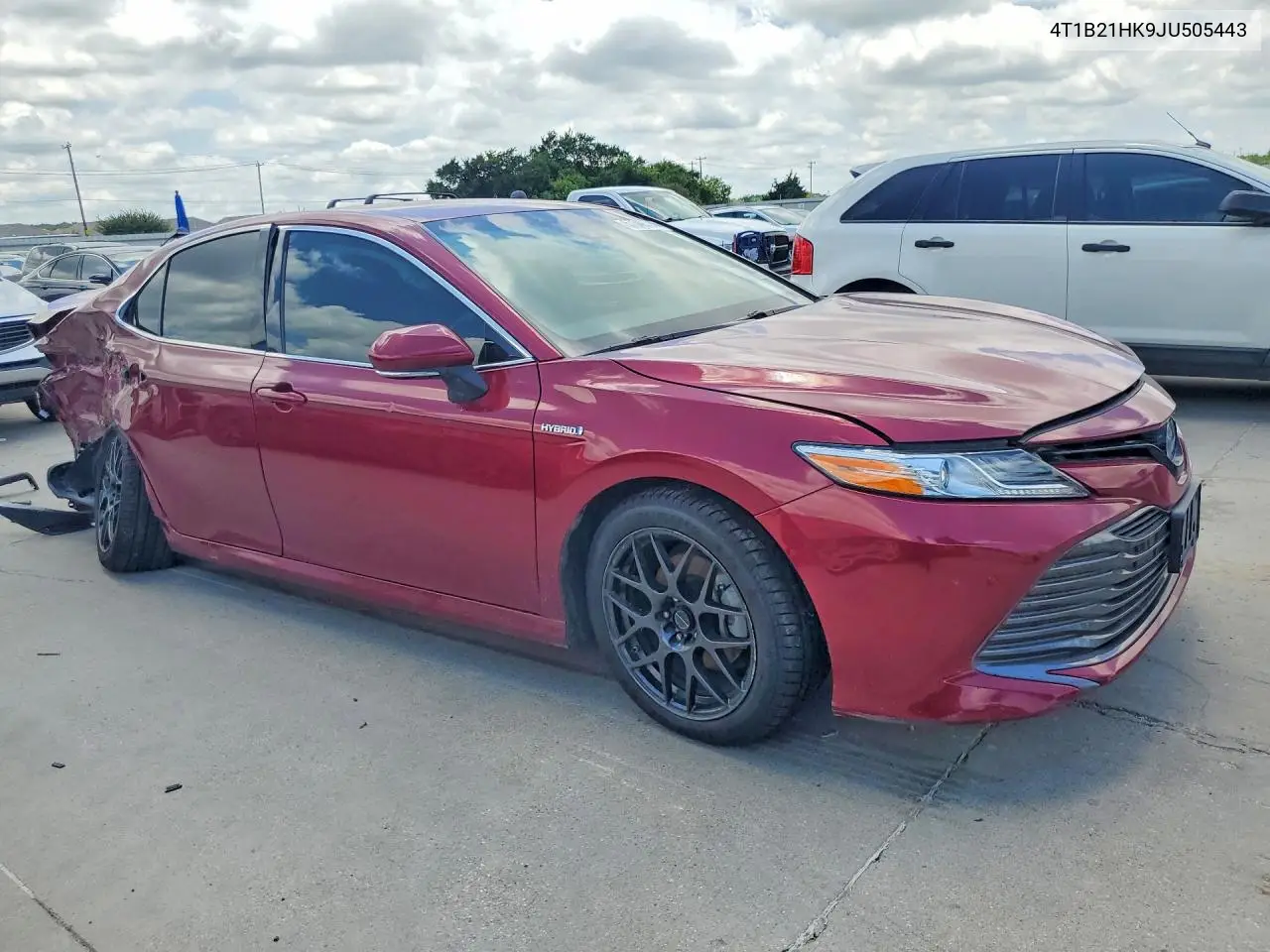 2018 Toyota Camry Hybrid Xle VIN: 4T1B21HK9JU505443 Lot: 57342796