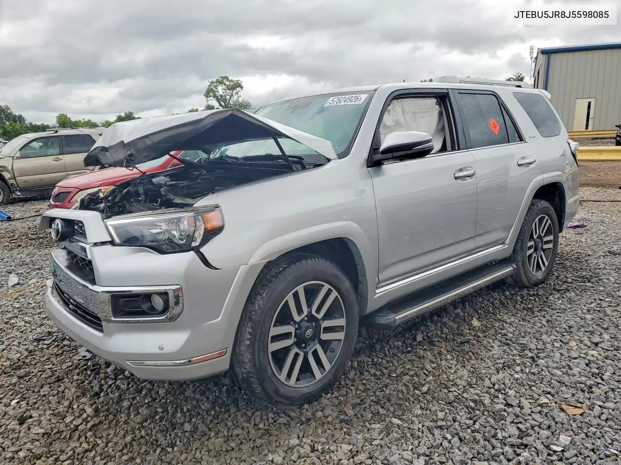 2018 Toyota 4Runner Limited VIN: JTEBU5JR8J5598085 Lot: 57624926