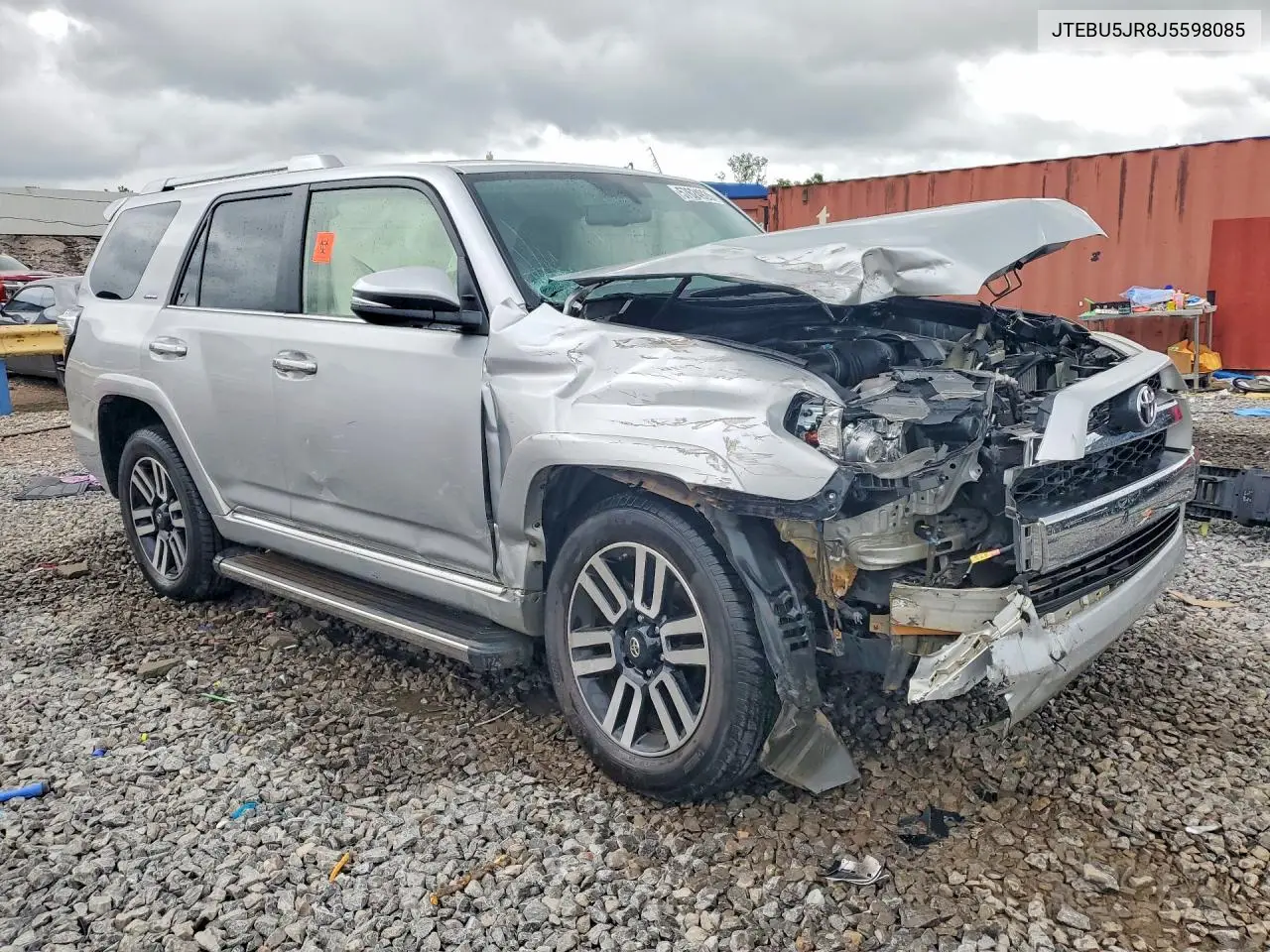 2018 Toyota 4Runner Limited VIN: JTEBU5JR8J5598085 Lot: 57624926