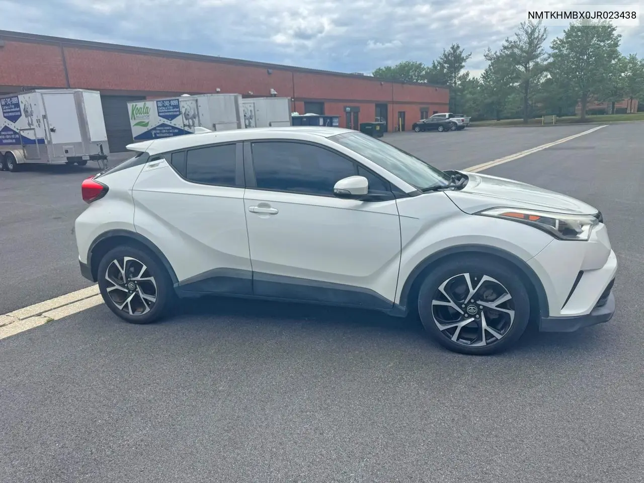 2018 Toyota C-Hr Xle VIN: NMTKHMBX0JR023438 Lot: 57777286