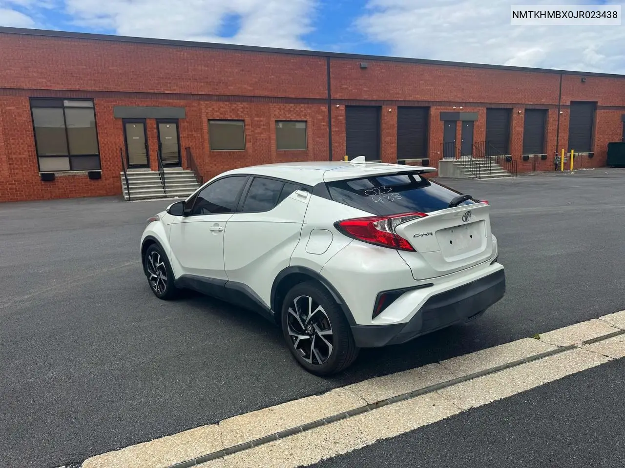 2018 Toyota C-Hr Xle VIN: NMTKHMBX0JR023438 Lot: 57777286