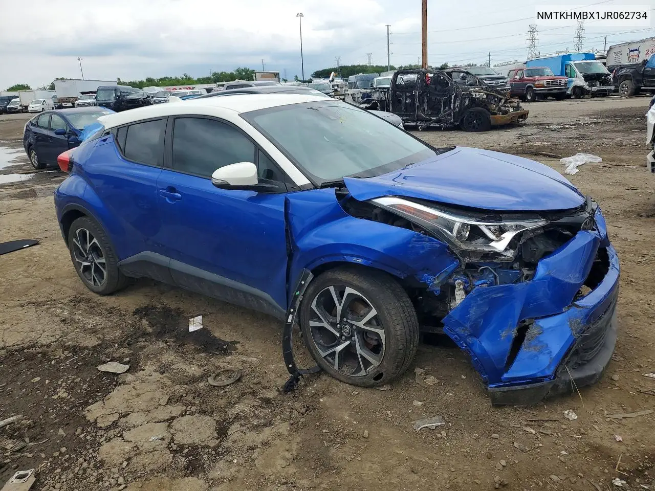 2018 Toyota C-Hr Xle Premium VIN: NMTKHMBX1JR062734 Lot: 58359556
