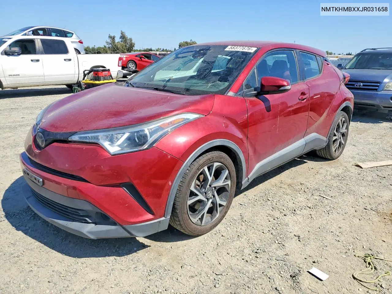 2018 Toyota C-Hr Xle VIN: NMTKHMBXXJR031658 Lot: 58377676