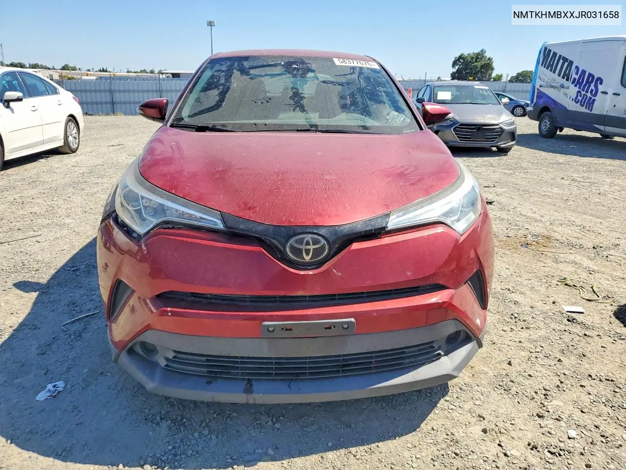 2018 Toyota C-Hr Xle VIN: NMTKHMBXXJR031658 Lot: 58377676