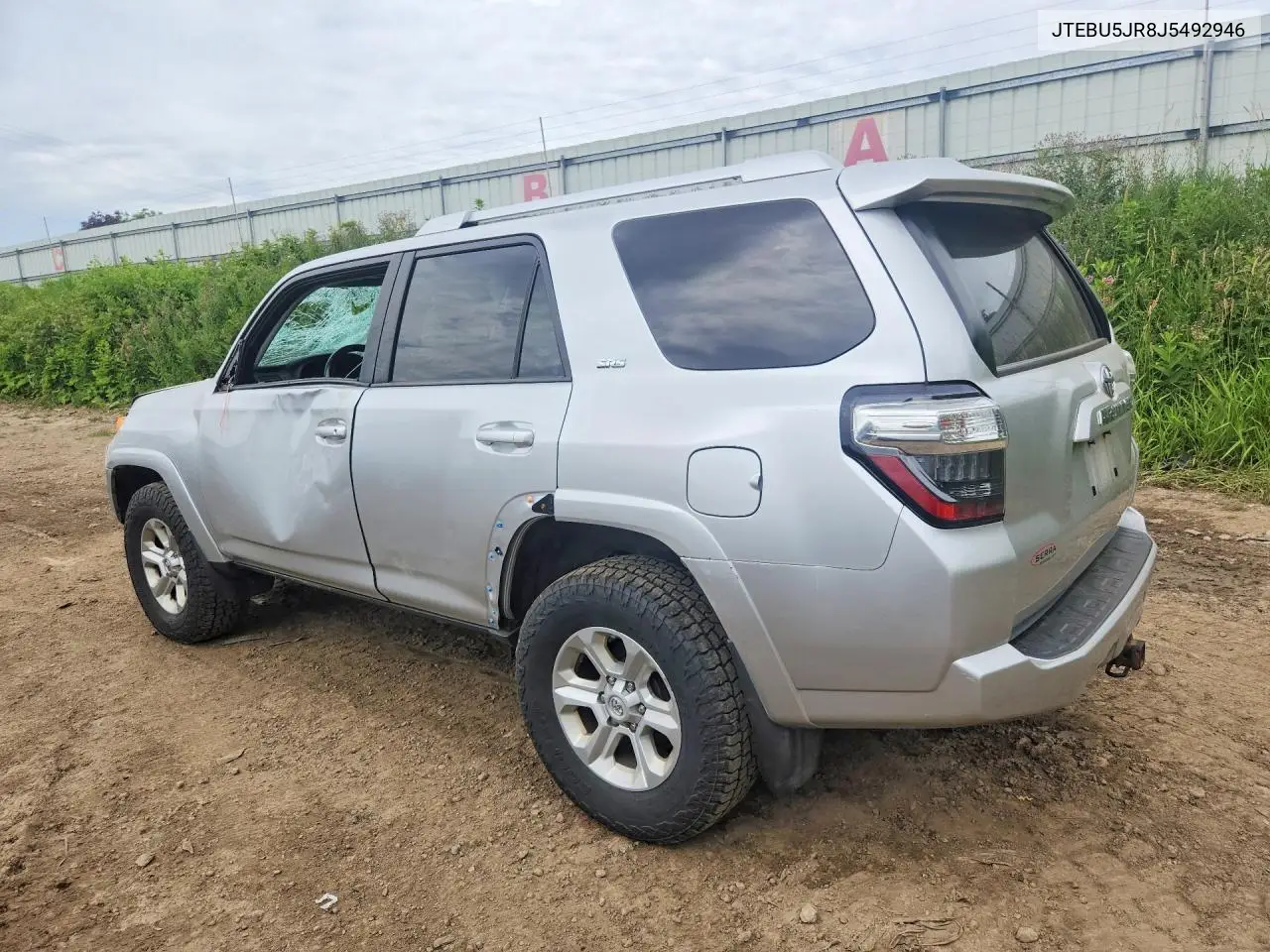 2018 Toyota 4Runner Sr5 Premium VIN: JTEBU5JR8J5492946 Lot: 58420596