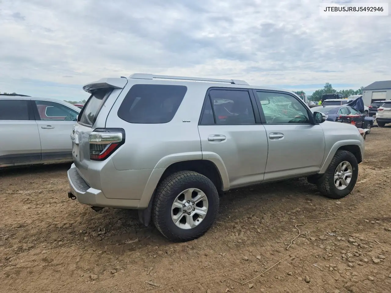 2018 Toyota 4Runner Sr5 Premium VIN: JTEBU5JR8J5492946 Lot: 58420596