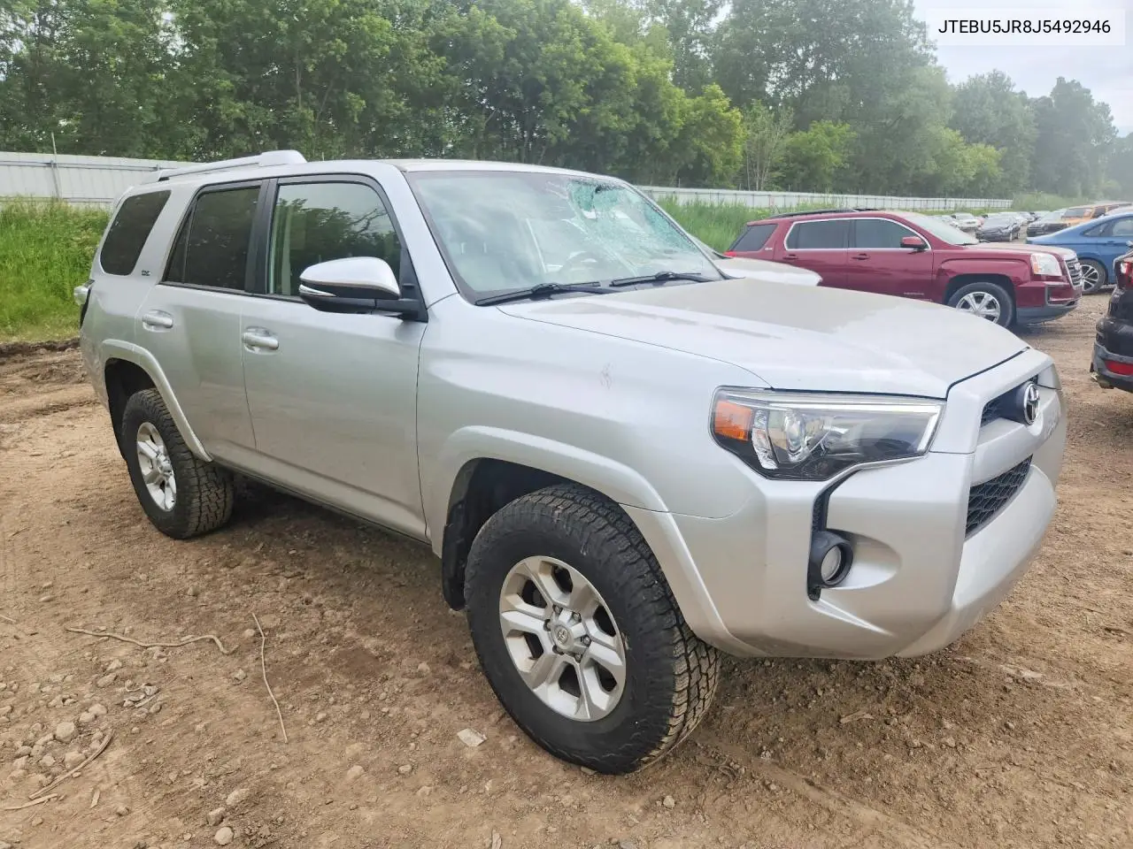 2018 Toyota 4Runner Sr5 Premium VIN: JTEBU5JR8J5492946 Lot: 58420596