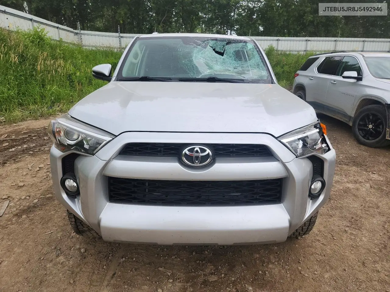2018 Toyota 4Runner Sr5 Premium VIN: JTEBU5JR8J5492946 Lot: 58420596