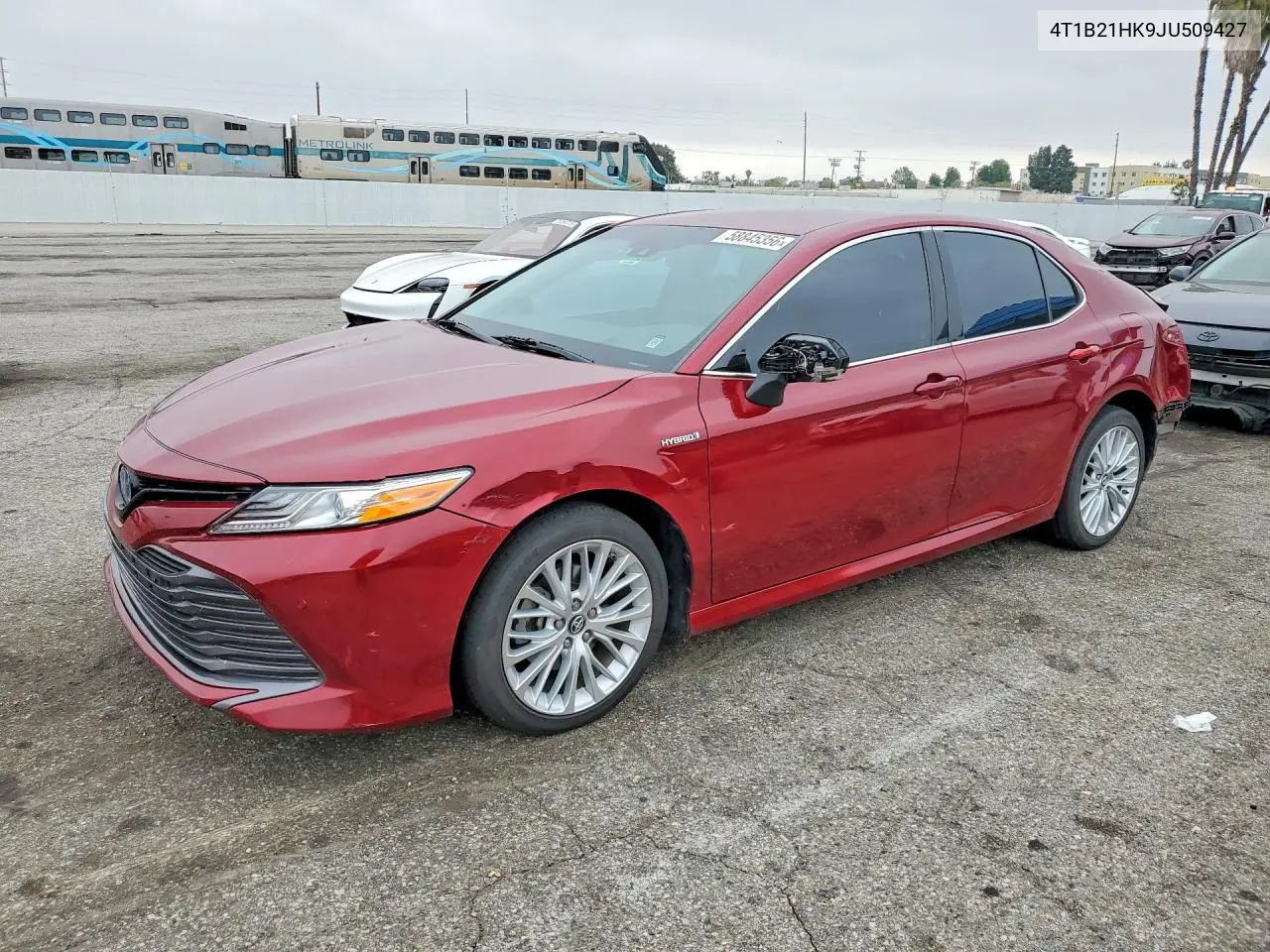 2018 Toyota Camry Hybrid Xle VIN: 4T1B21HK9JU509427 Lot: 58845356