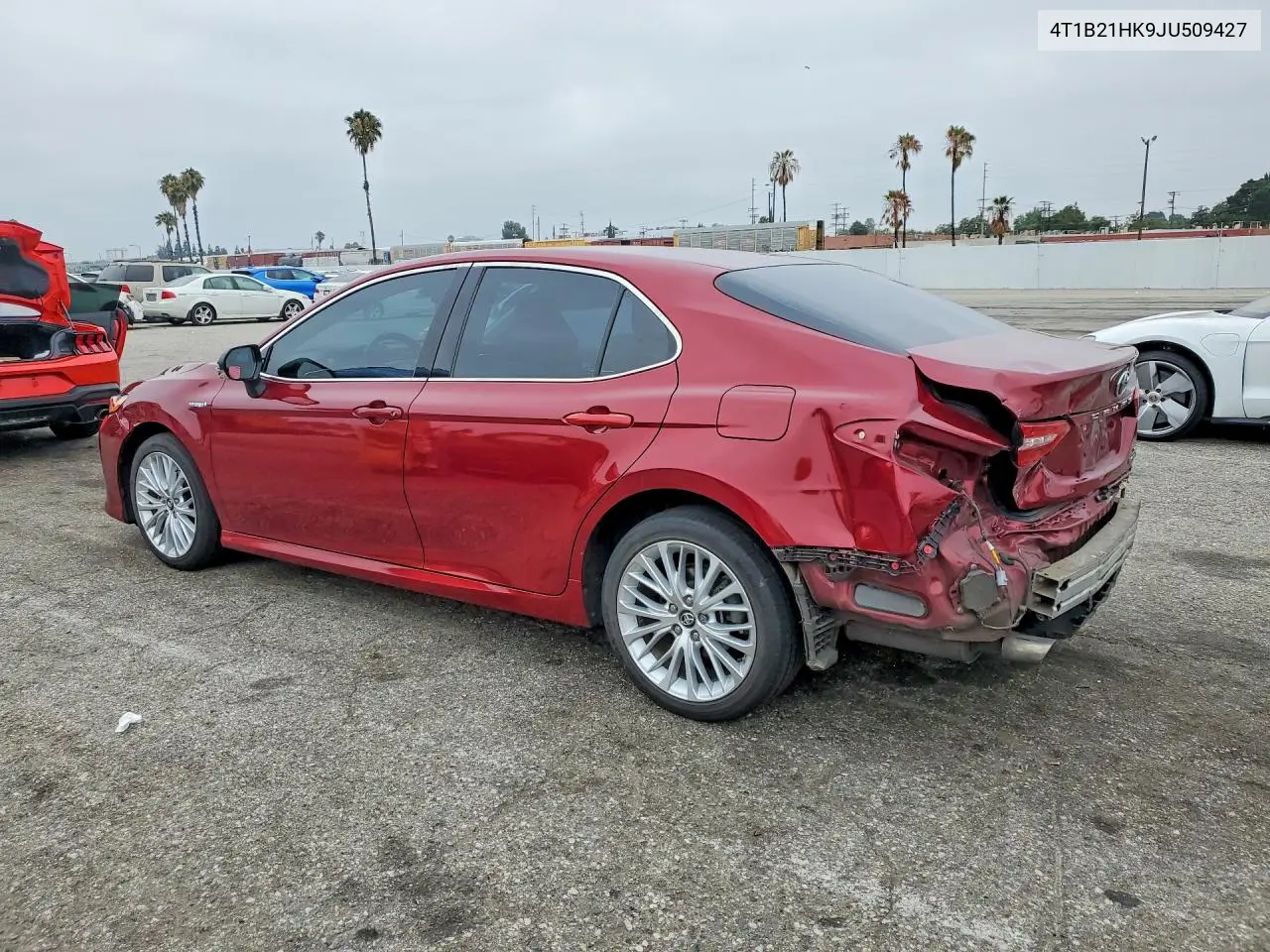 2018 Toyota Camry Hybrid Xle VIN: 4T1B21HK9JU509427 Lot: 58845356