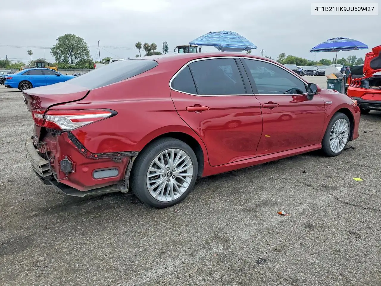 2018 Toyota Camry Hybrid Xle VIN: 4T1B21HK9JU509427 Lot: 58845356