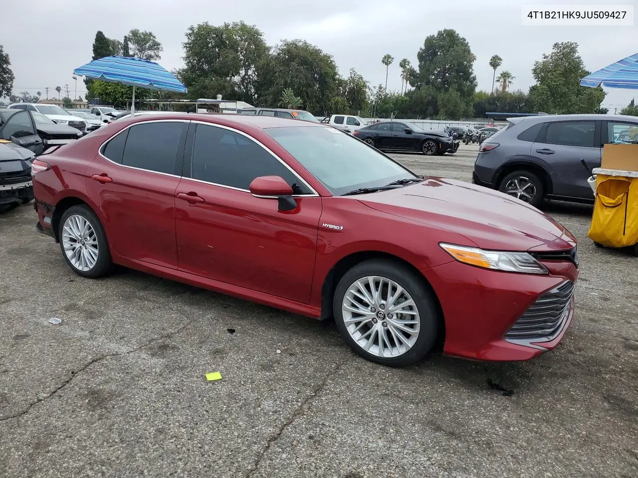 2018 Toyota Camry Hybrid Xle VIN: 4T1B21HK9JU509427 Lot: 58845356