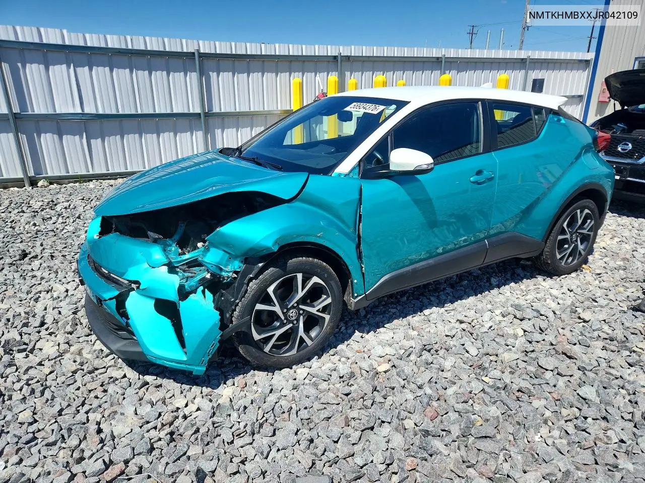2018 Toyota C-Hr Xle VIN: NMTKHMBXXJR042109 Lot: 58934376