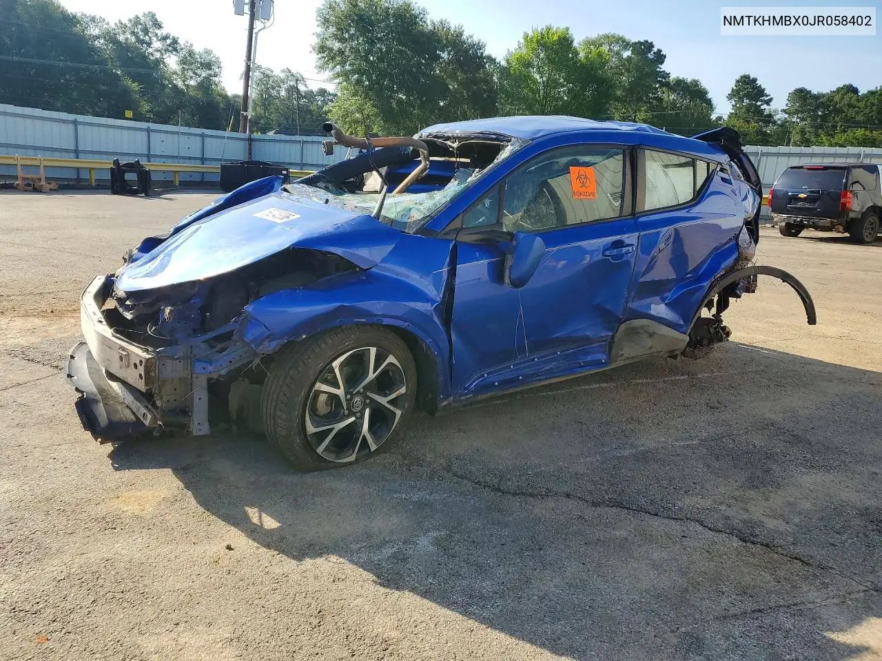 2018 Toyota C-Hr Xle Premium VIN: NMTKHMBX0JR058402 Lot: 59248996