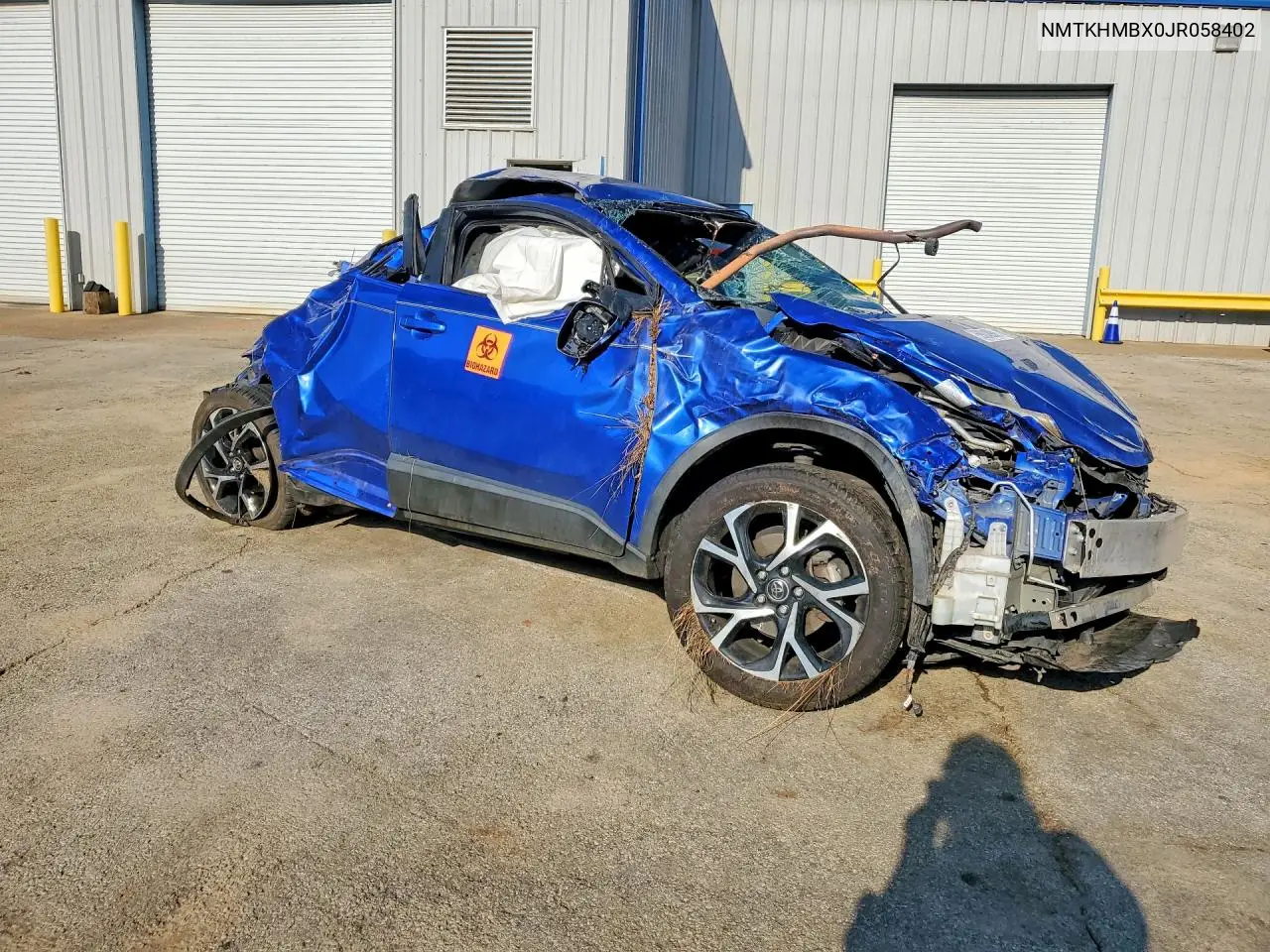 2018 Toyota C-Hr Xle Premium VIN: NMTKHMBX0JR058402 Lot: 59248996