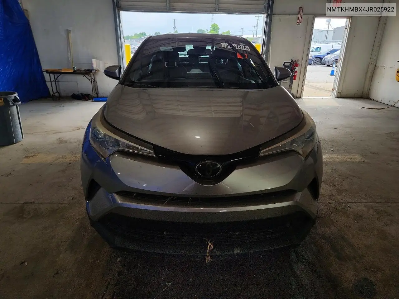2018 Toyota C-Hr Xle VIN: NMTKHMBX4JR025922 Lot: 59347076