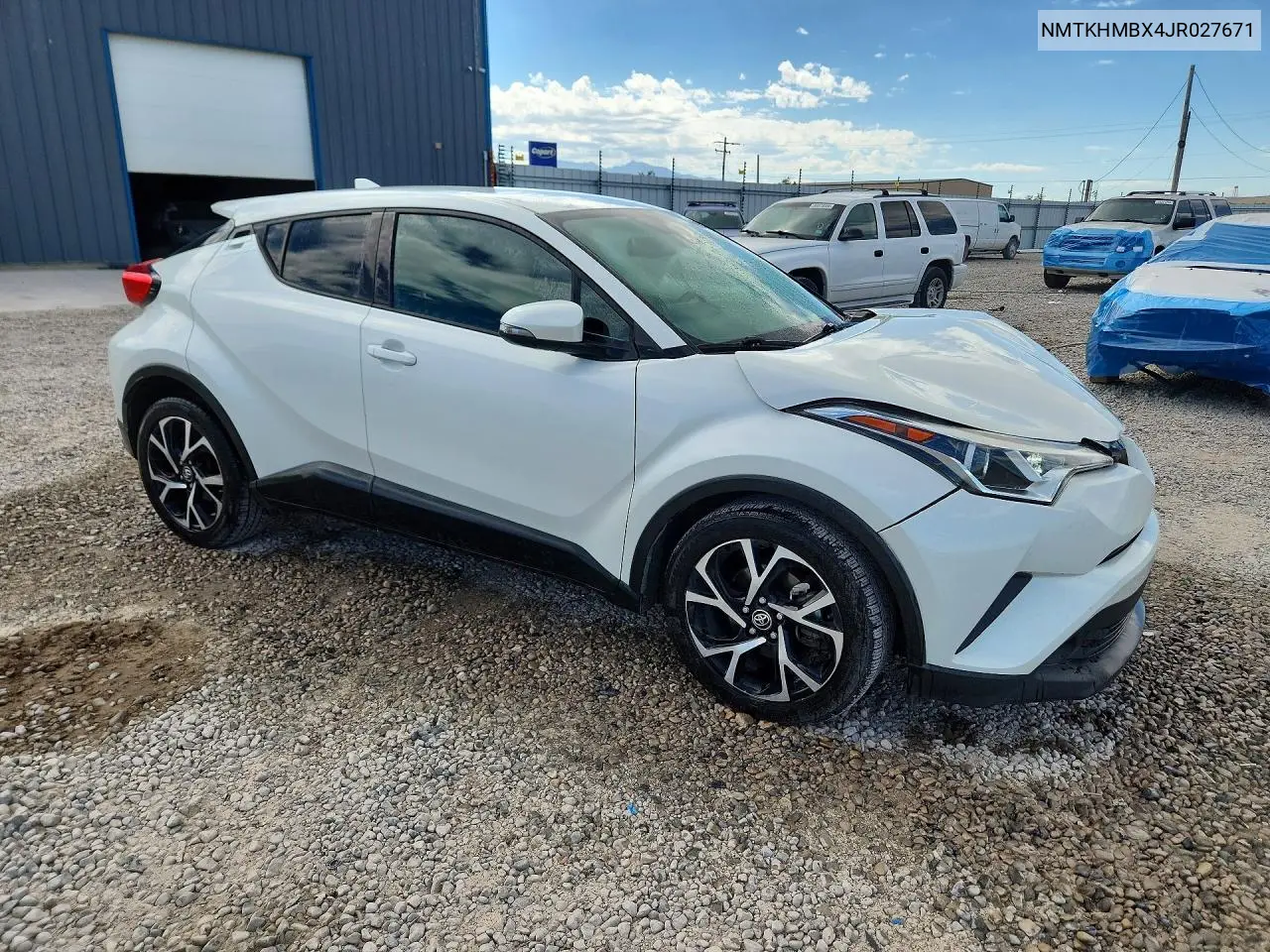 2018 Toyota C-Hr Xle Premium VIN: NMTKHMBX4JR027671 Lot: 60004866