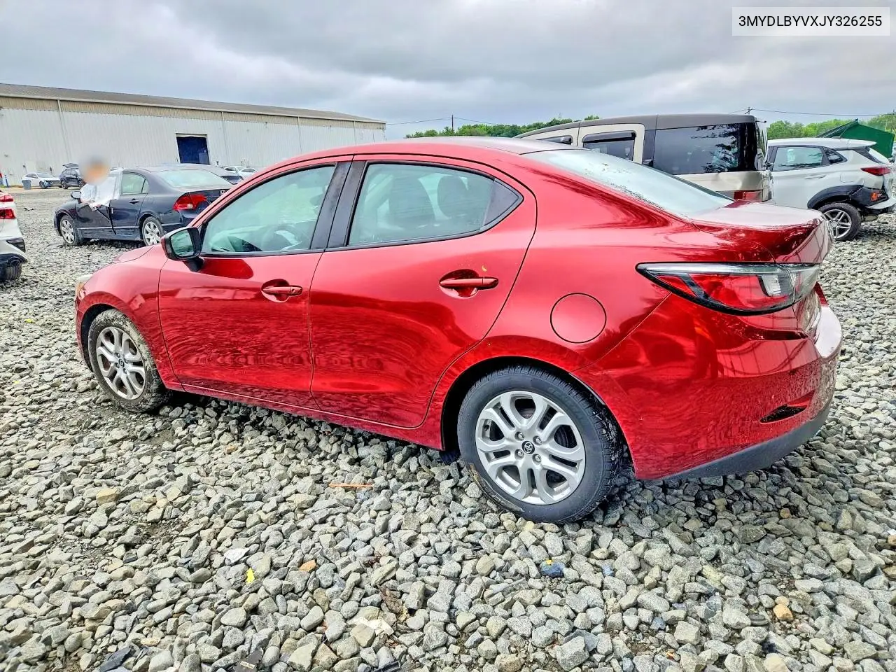 2018 Toyota Yaris Ia Base VIN: 3MYDLBYVXJY326255 Lot: 60205356