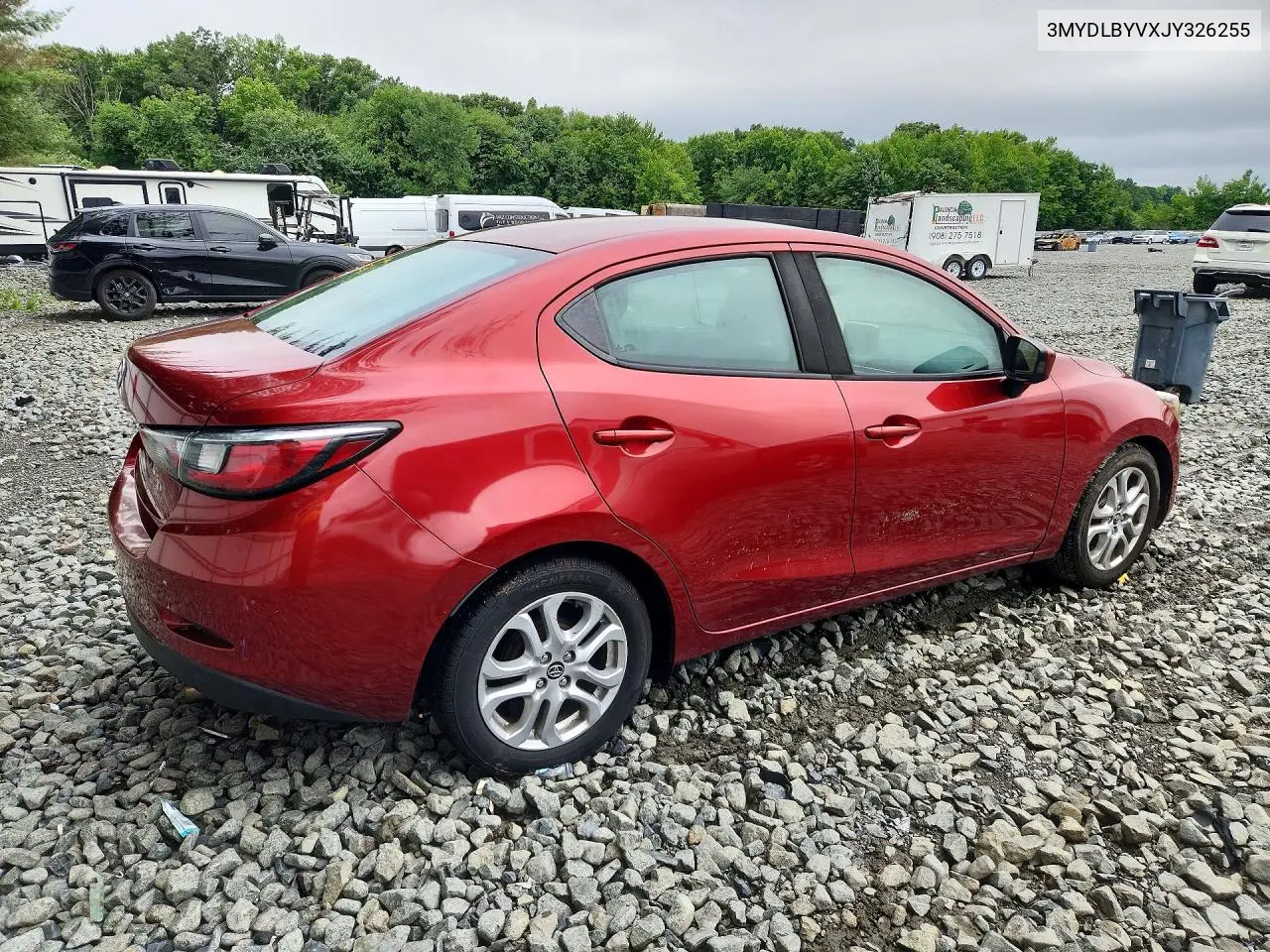 2018 Toyota Yaris Ia Base VIN: 3MYDLBYVXJY326255 Lot: 60205356