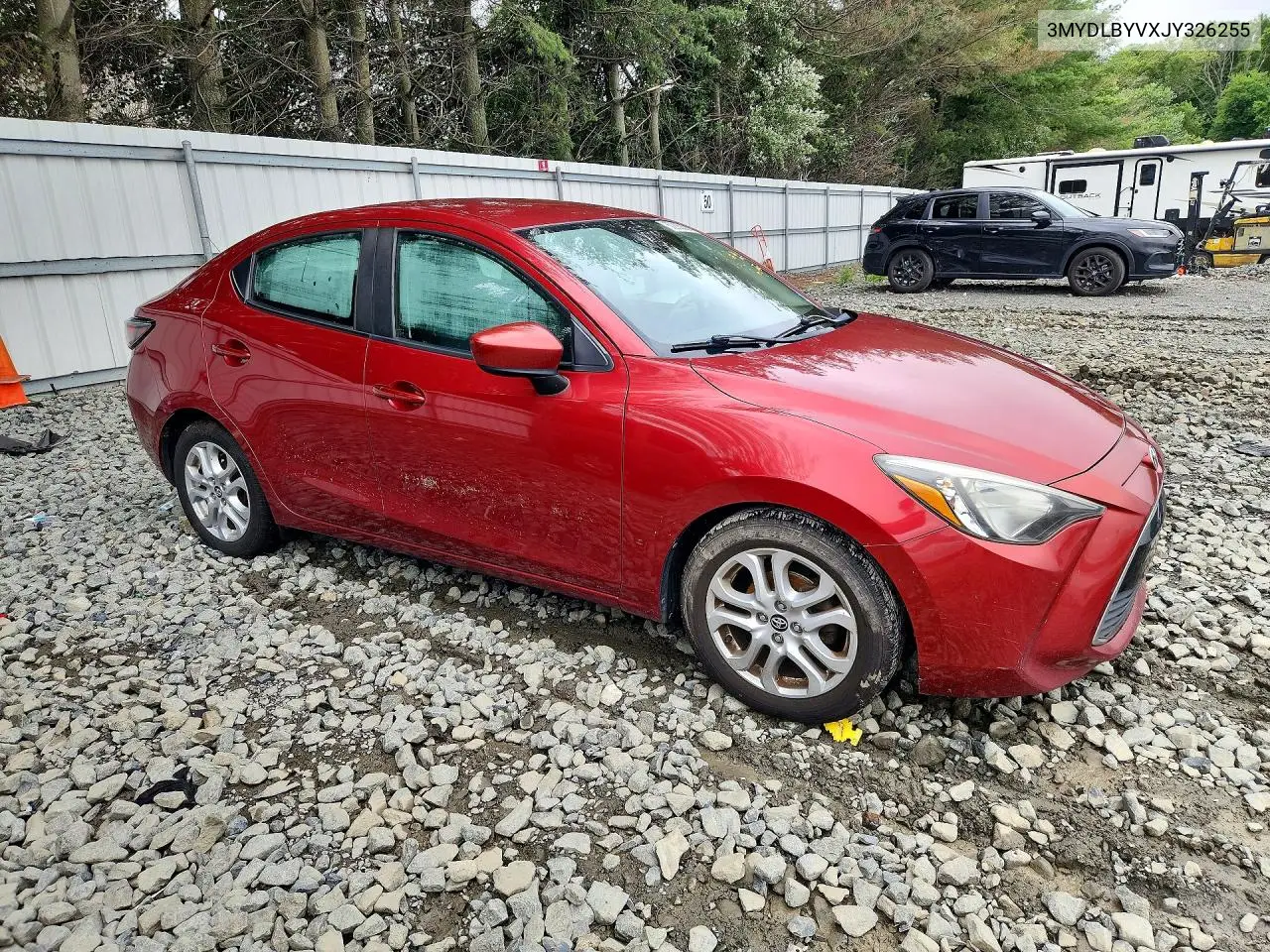 2018 Toyota Yaris Ia Base VIN: 3MYDLBYVXJY326255 Lot: 60205356
