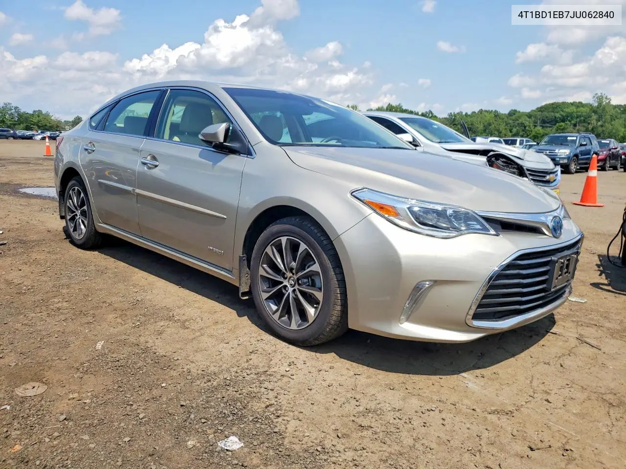 2018 Toyota Avalon Hybrid Xle Premium VIN: 4T1BD1EB7JU062840 Lot: 61022846
