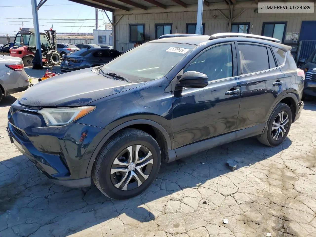 2018 Toyota Rav4 Le VIN: JTMZFREV6JJ724589 Lot: 61789526