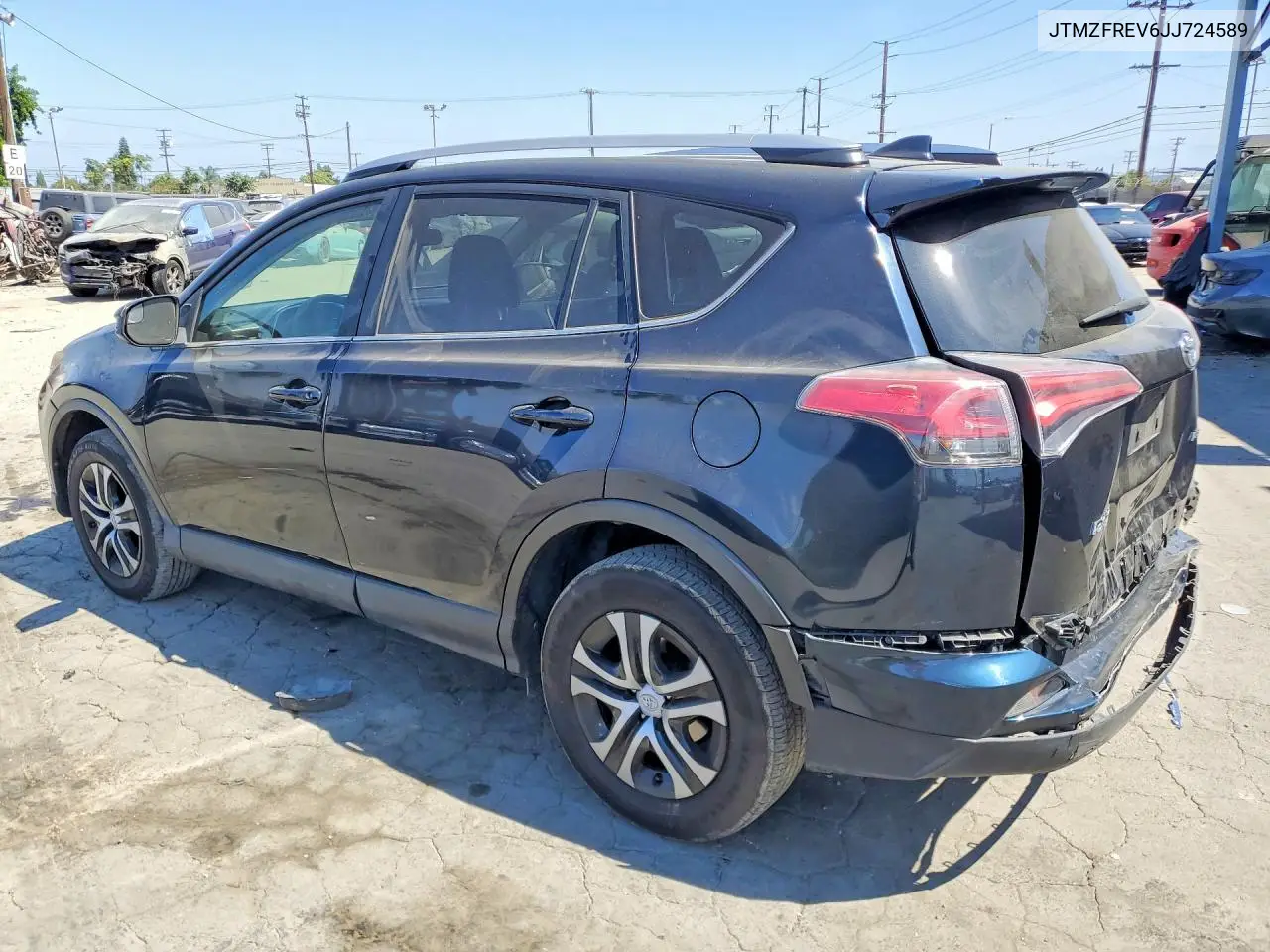 2018 Toyota Rav4 Le VIN: JTMZFREV6JJ724589 Lot: 61789526