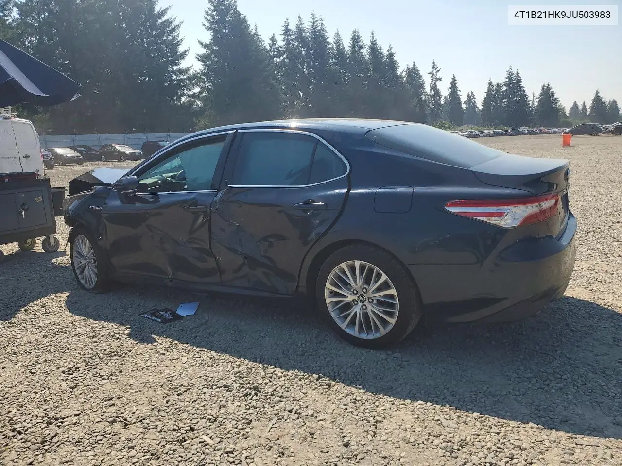 2018 Toyota Camry Hybrid Xle VIN: 4T1B21HK9JU503983 Lot: 61913316