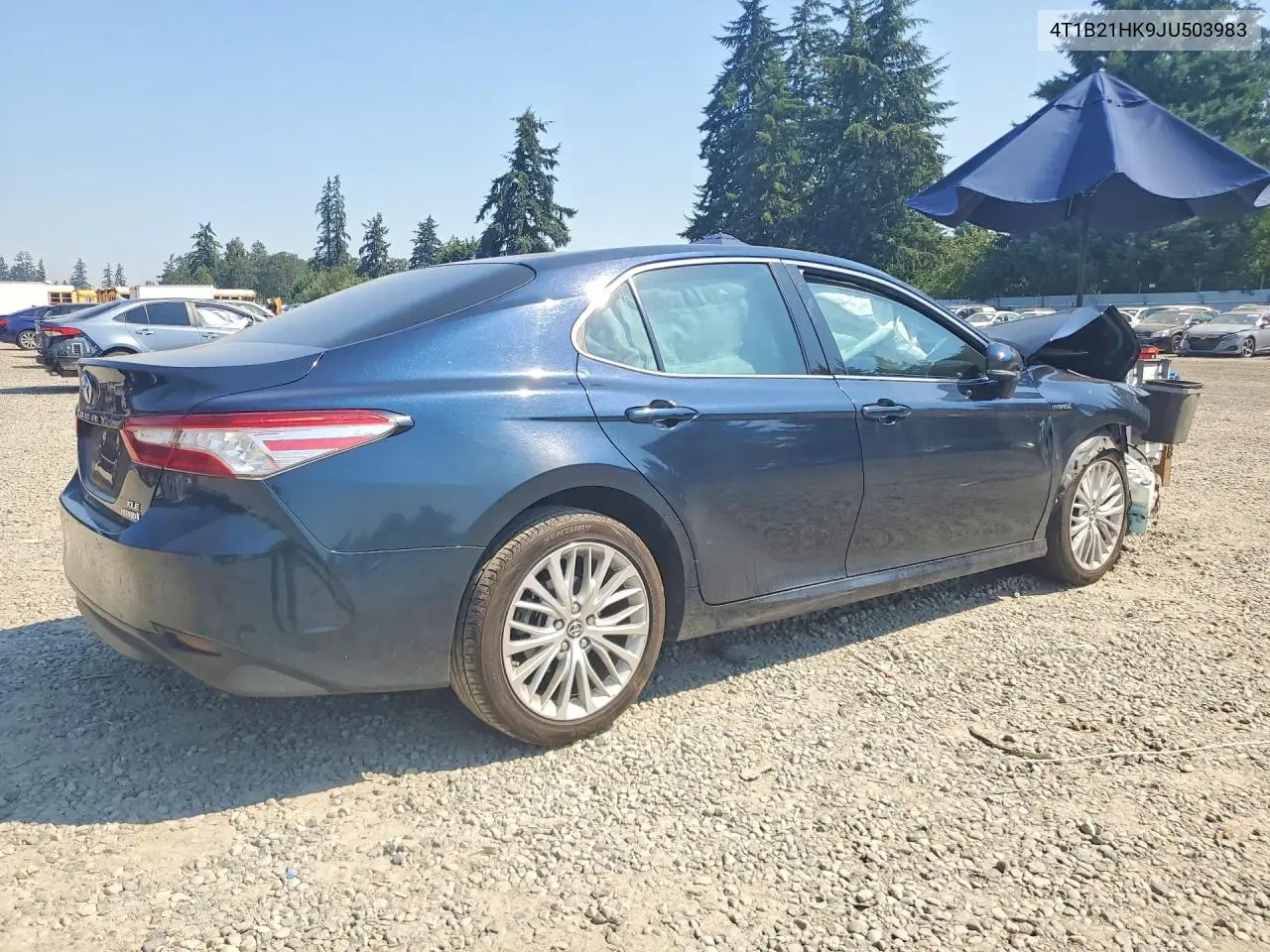 2018 Toyota Camry Hybrid Xle VIN: 4T1B21HK9JU503983 Lot: 61913316