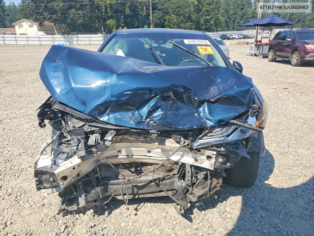 2018 Toyota Camry Hybrid Xle VIN: 4T1B21HK9JU503983 Lot: 61913316