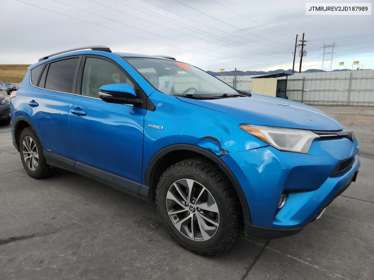 JTMRJREV2JD187989 2018 Toyota Rav4 Hv
