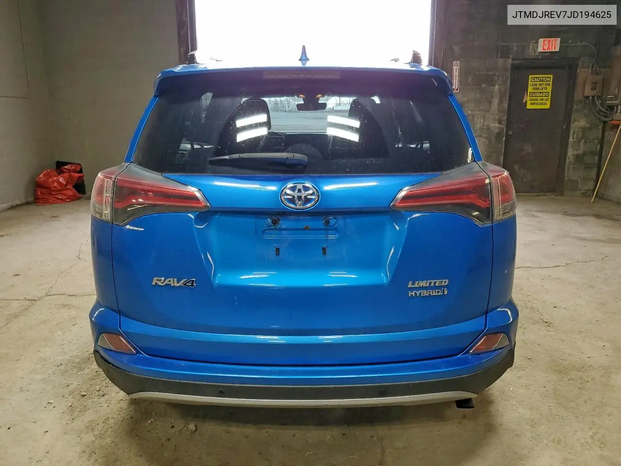 JTMDJREV7JD194625 2018 Toyota Rav4 Hv Limited
