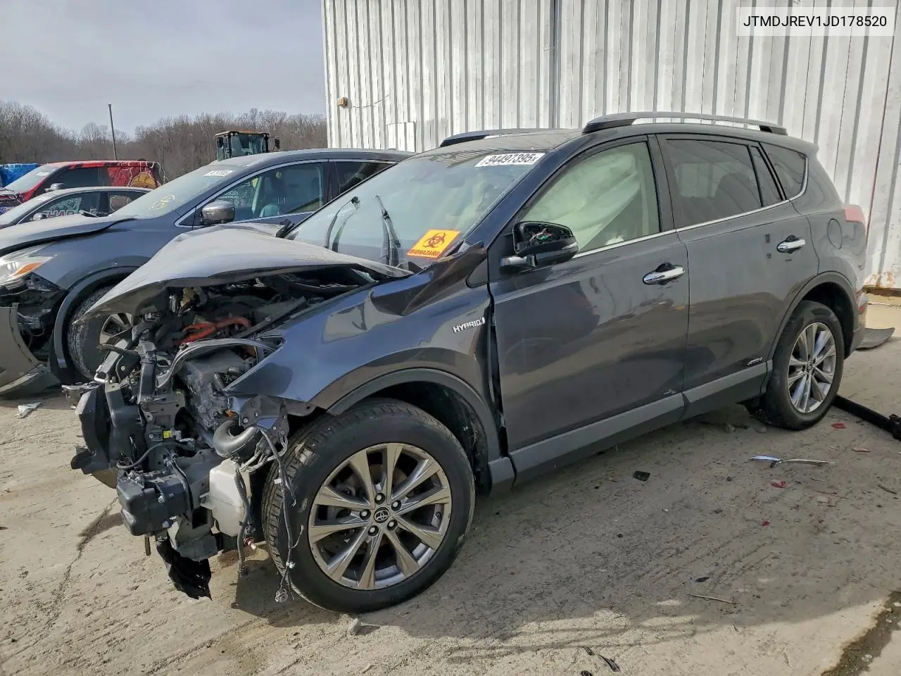JTMDJREV1JD178520 2018 Toyota Rav4 Hybrid Limited