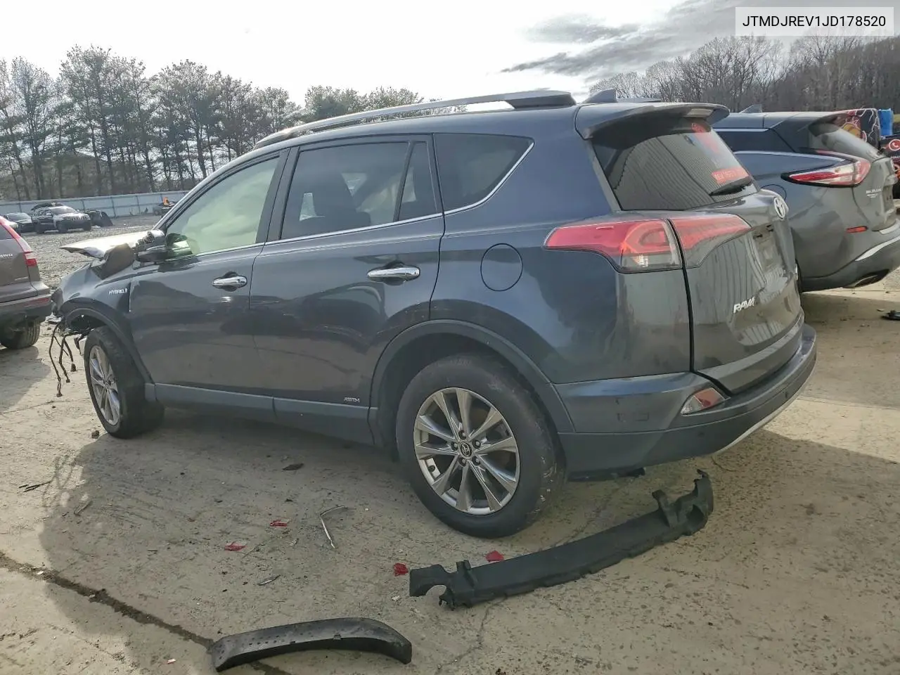 JTMDJREV1JD178520 2018 Toyota Rav4 Hybrid Limited