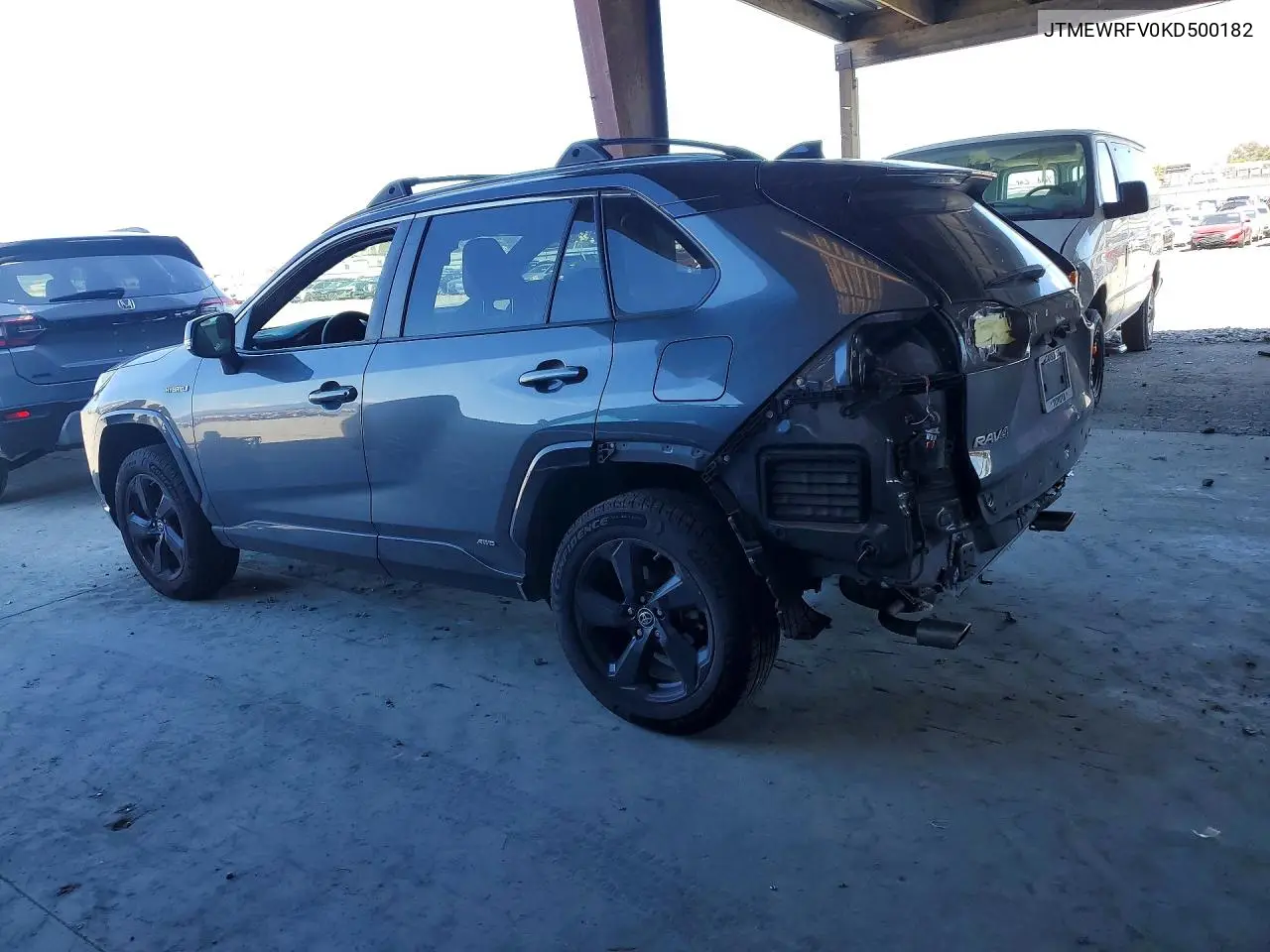 2019 Toyota Rav4 Hybrid Xse VIN: JTMEWRFV0KD500182 Lot: 48522806