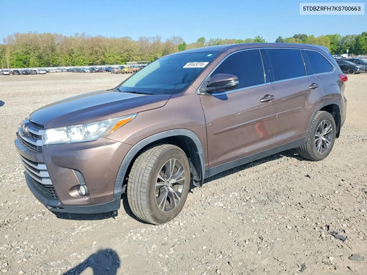 2019 Toyota Highlander Le Plus