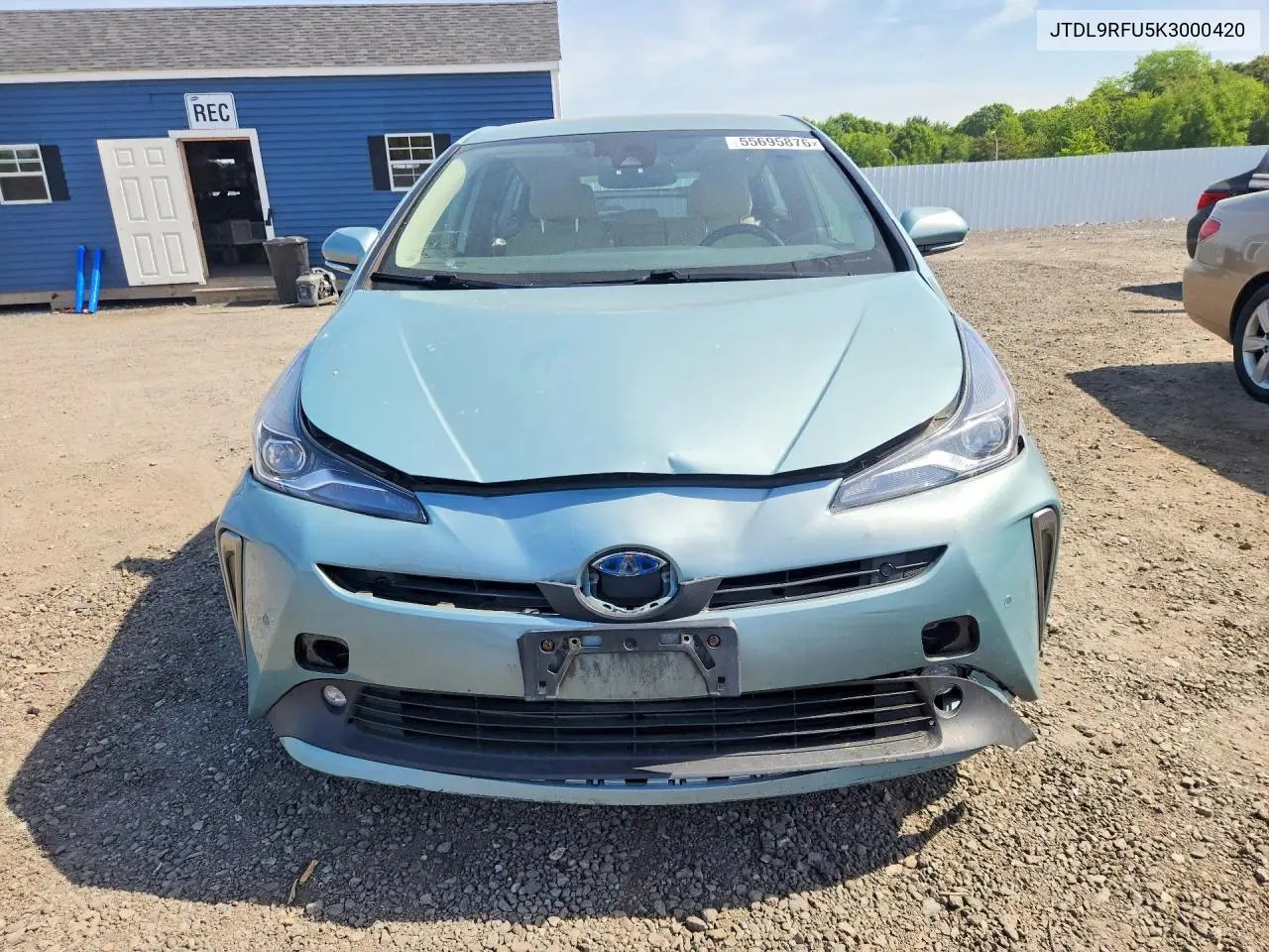 2019 Toyota Prius Xle Awd-E VIN: JTDL9RFU5K3000420 Lot: 55695876