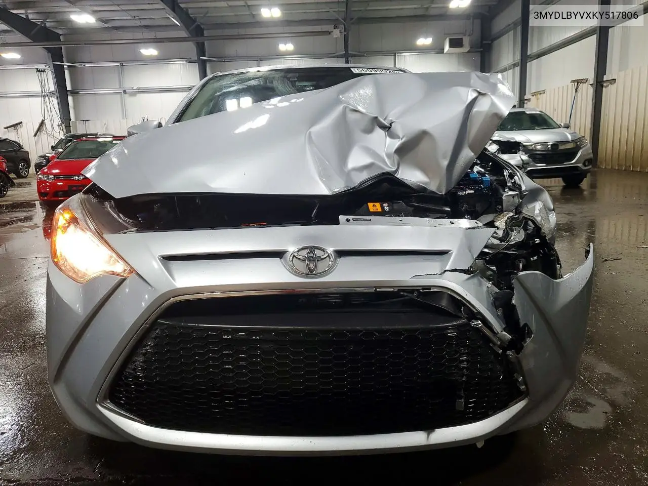 2019 Toyota Yaris L VIN: 3MYDLBYVXKY517806 Lot: 56099926