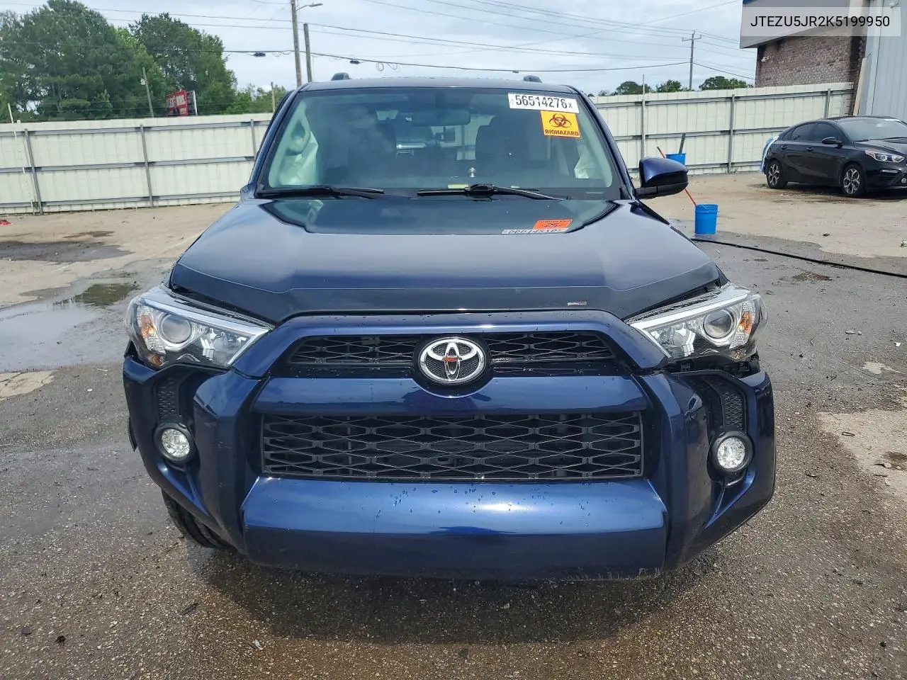 2019 Toyota 4Runner Sr5 VIN: JTEZU5JR2K5199950 Lot: 56514276