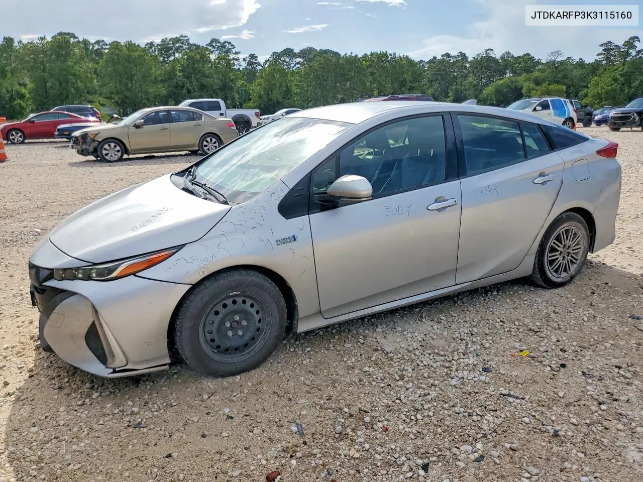 2019 Toyota Prius Prime Premium VIN: JTDKARFP3K3115160 Lot: 56674726