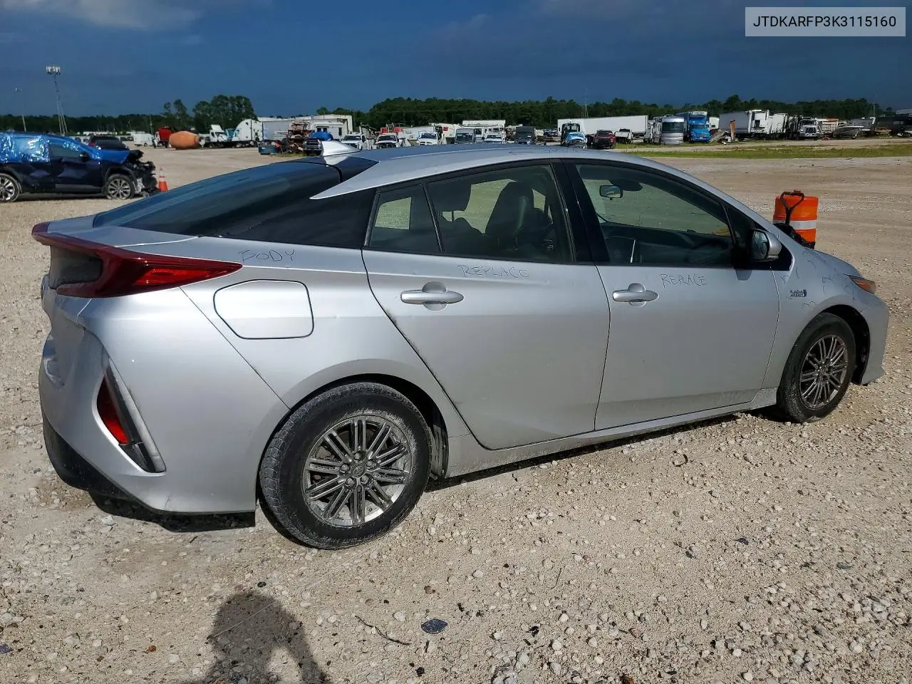 2019 Toyota Prius Prime Premium VIN: JTDKARFP3K3115160 Lot: 56674726