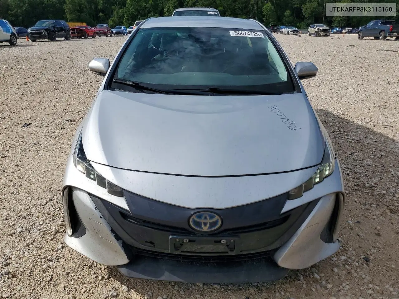 2019 Toyota Prius Prime Premium VIN: JTDKARFP3K3115160 Lot: 56674726