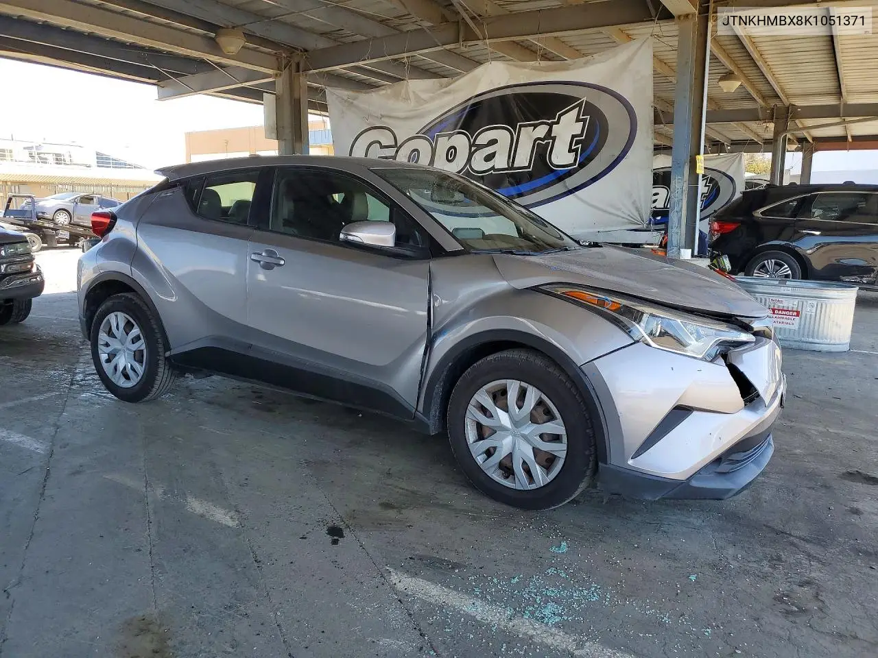 2019 Toyota C-Hr Le VIN: JTNKHMBX8K1051371 Lot: 57200556